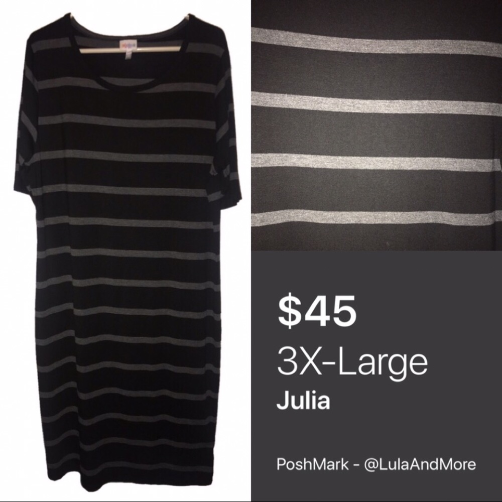 🆕 #26 LuLaRoe 3XL Julia Fitted Dress - BNWT